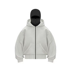 Men's Hooded Zip-Up Baseball Jacket